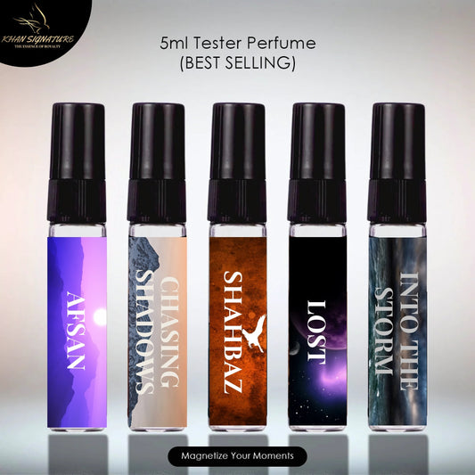 BEST-SELLING 5ML TESTERS – EXPERIENCE OUR SIGNATURE SCENTS